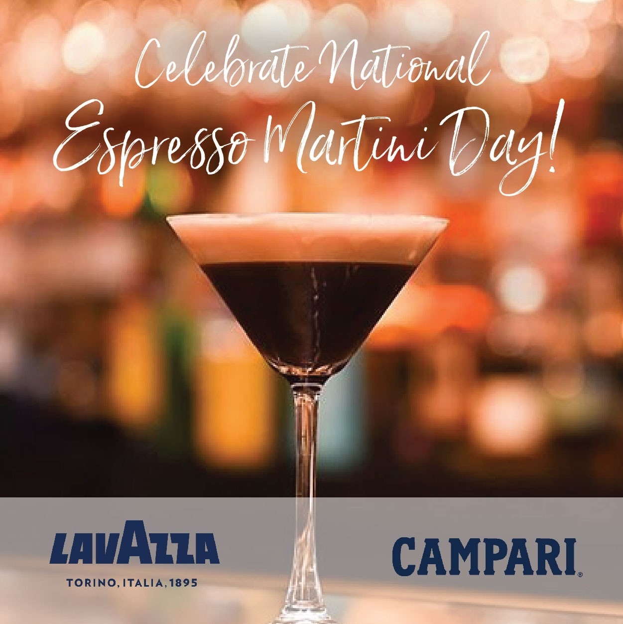 Espresso Martini Four Ways with Lavazza and Campari