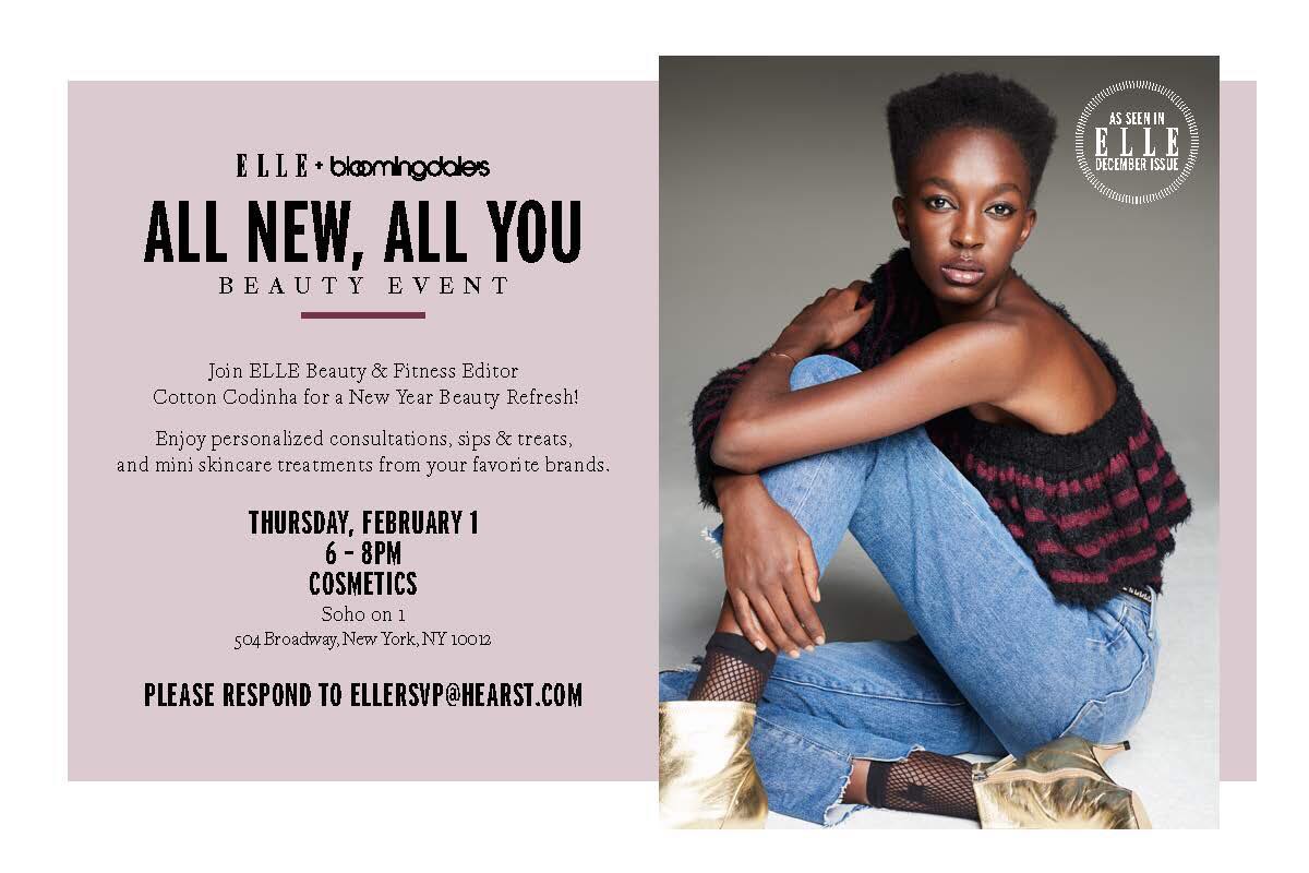 ElleMagazine x @Bloomingdales Beauty Event- Thursday February 1st