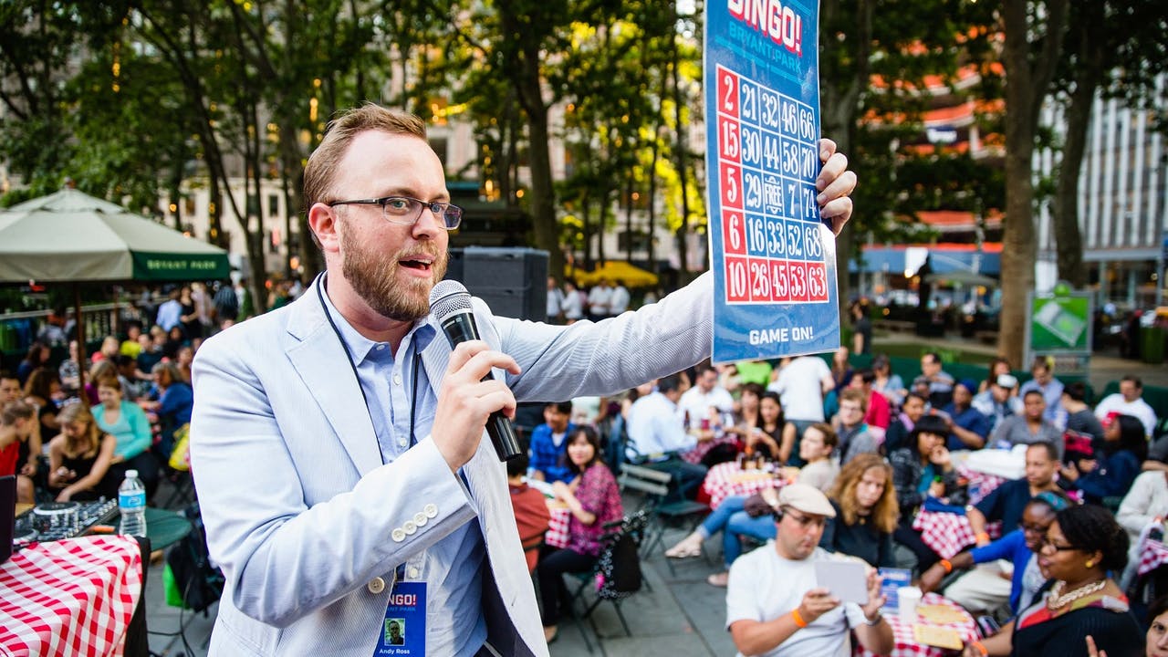 bryant park bingo