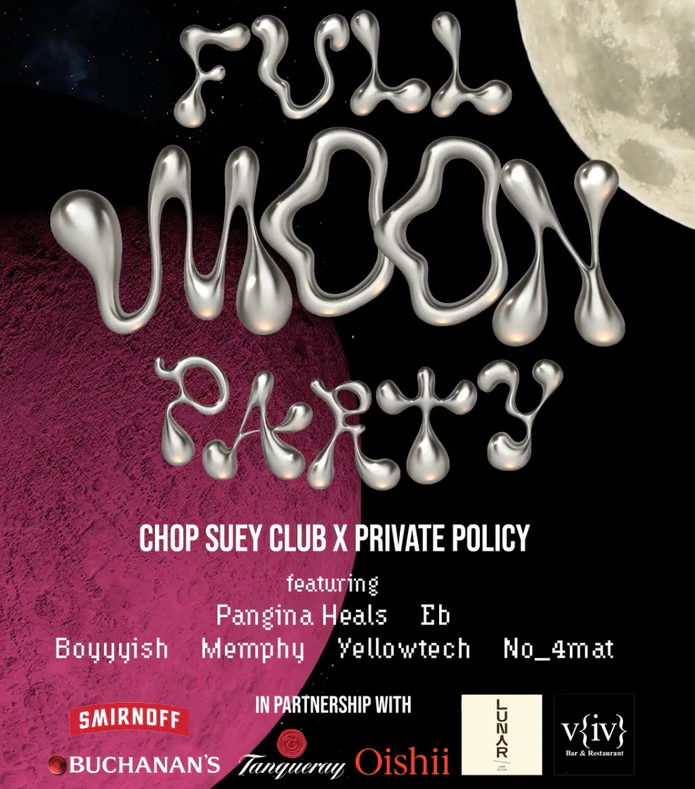 Chop Suey Club x Private Policy Full Moon Party NYCPlugged