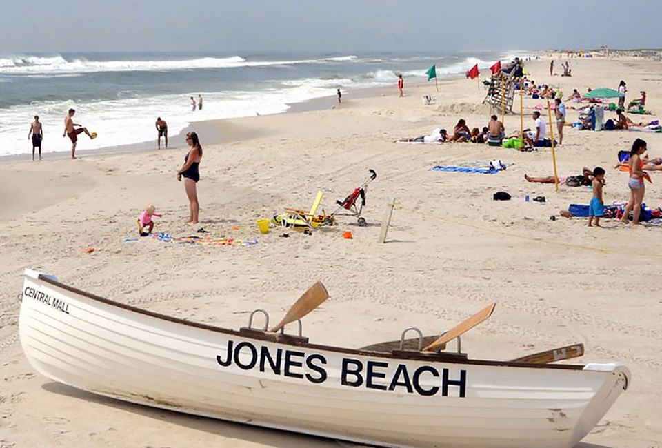 Enjoy the sand and surf at Jones Beach in Nassau County. Photo courtesy of New York State Parks