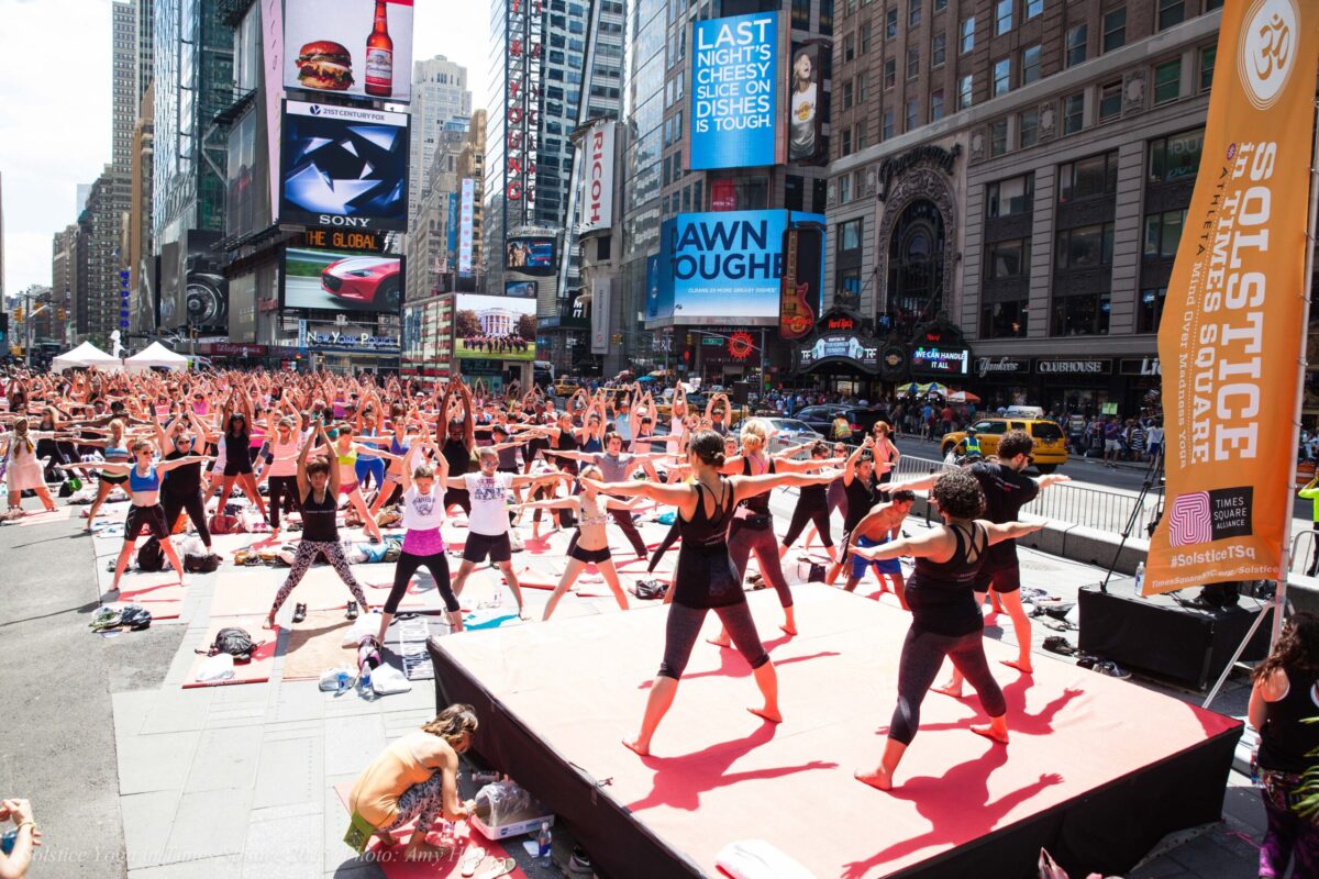 Solstice in Times Square