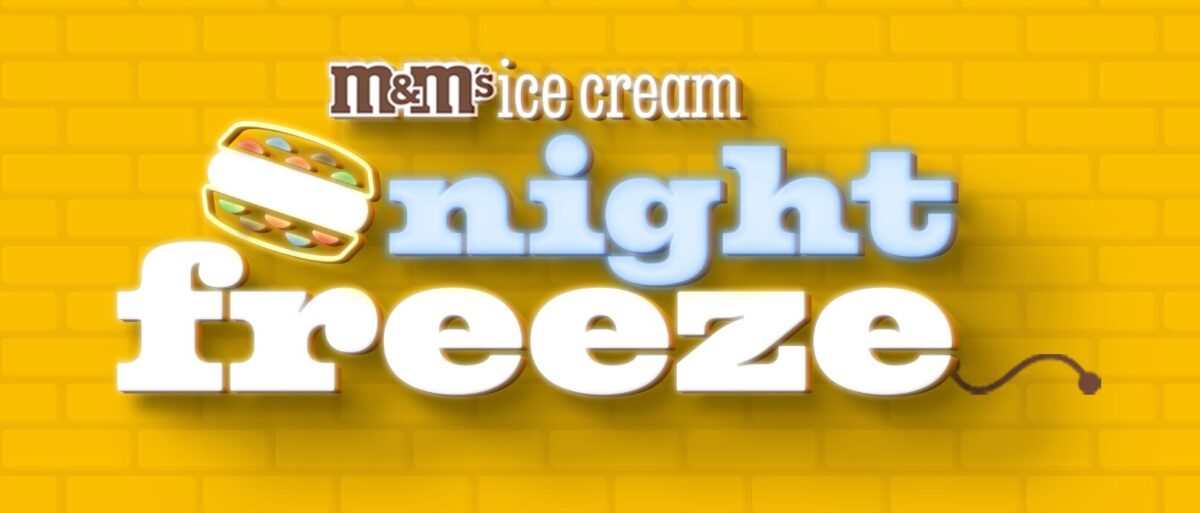 M&M’S Ice Cream Night Freeze Pop-up Truck