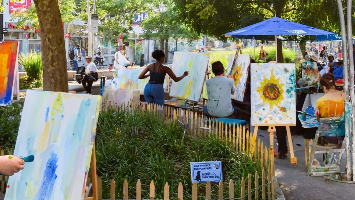 Albee Square Happy Hours Sip 'n' Paint