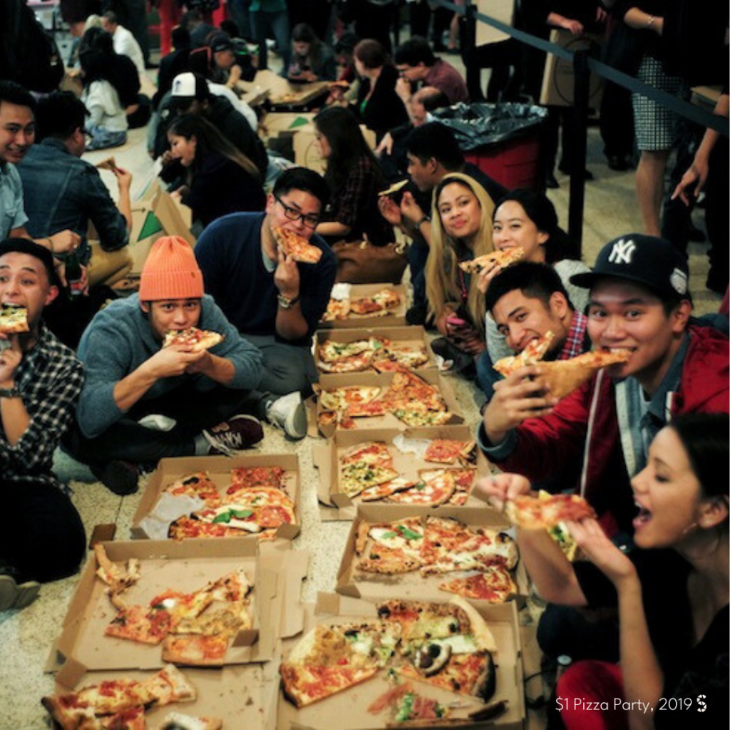 Dollar Pizza Party