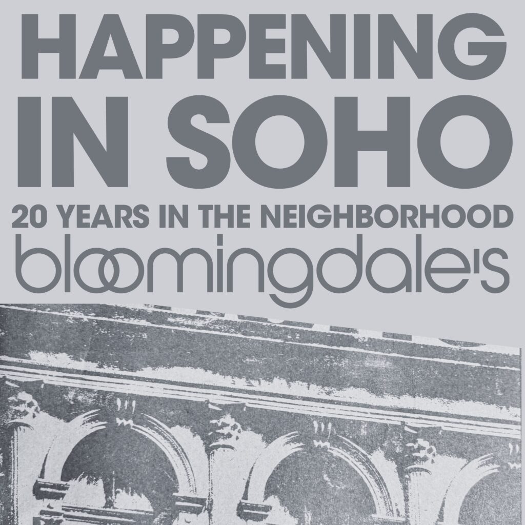 bloomingdale's soho 20th anniversary celebration