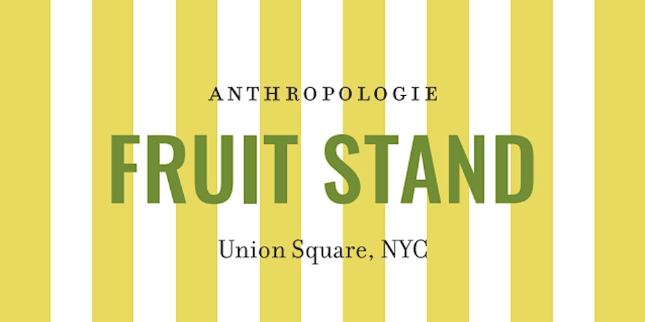 Anthropologie Fruit Stand