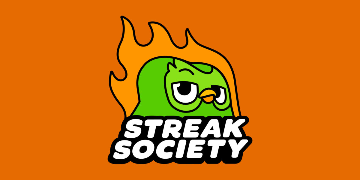 Duolingo Streak Society Pop-up