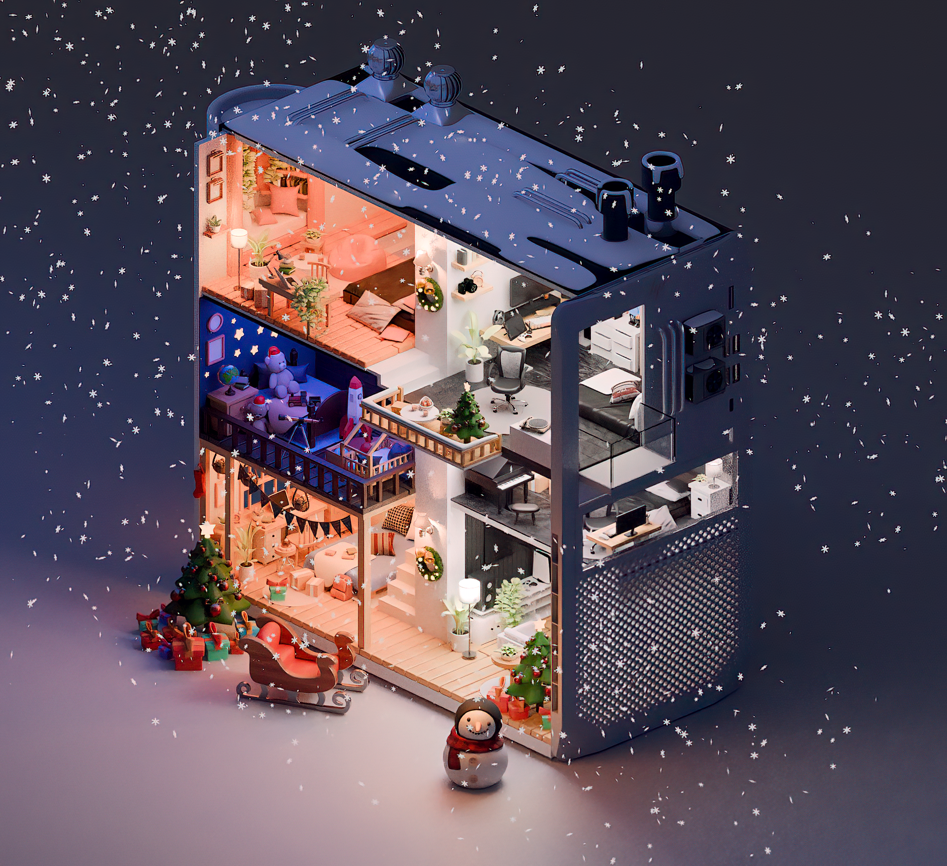 ARTECHOUSE 'Tingle Bells An ASMR-Inspired Holiday Special'