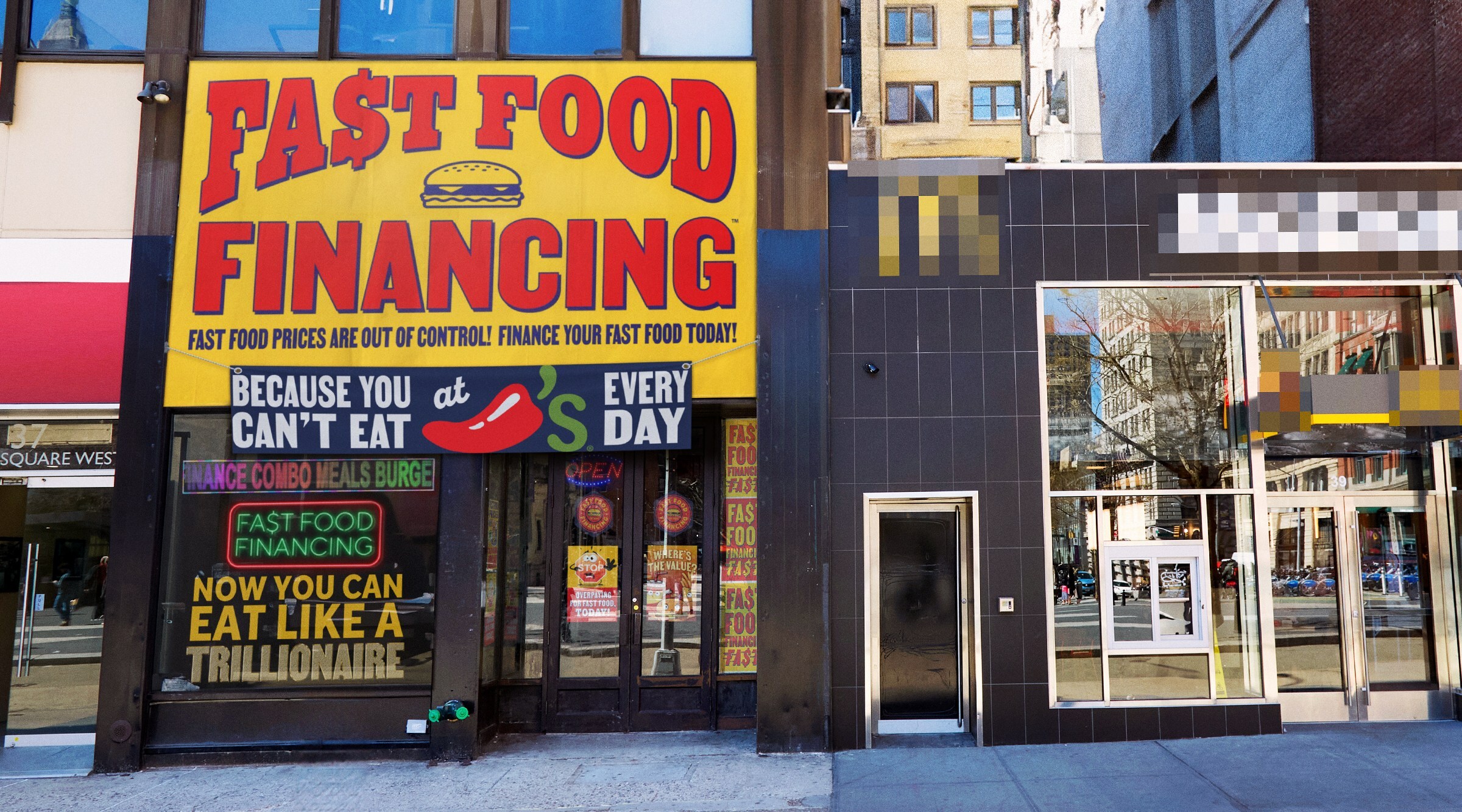Chili's 'Fast Food Financing' Pop-up