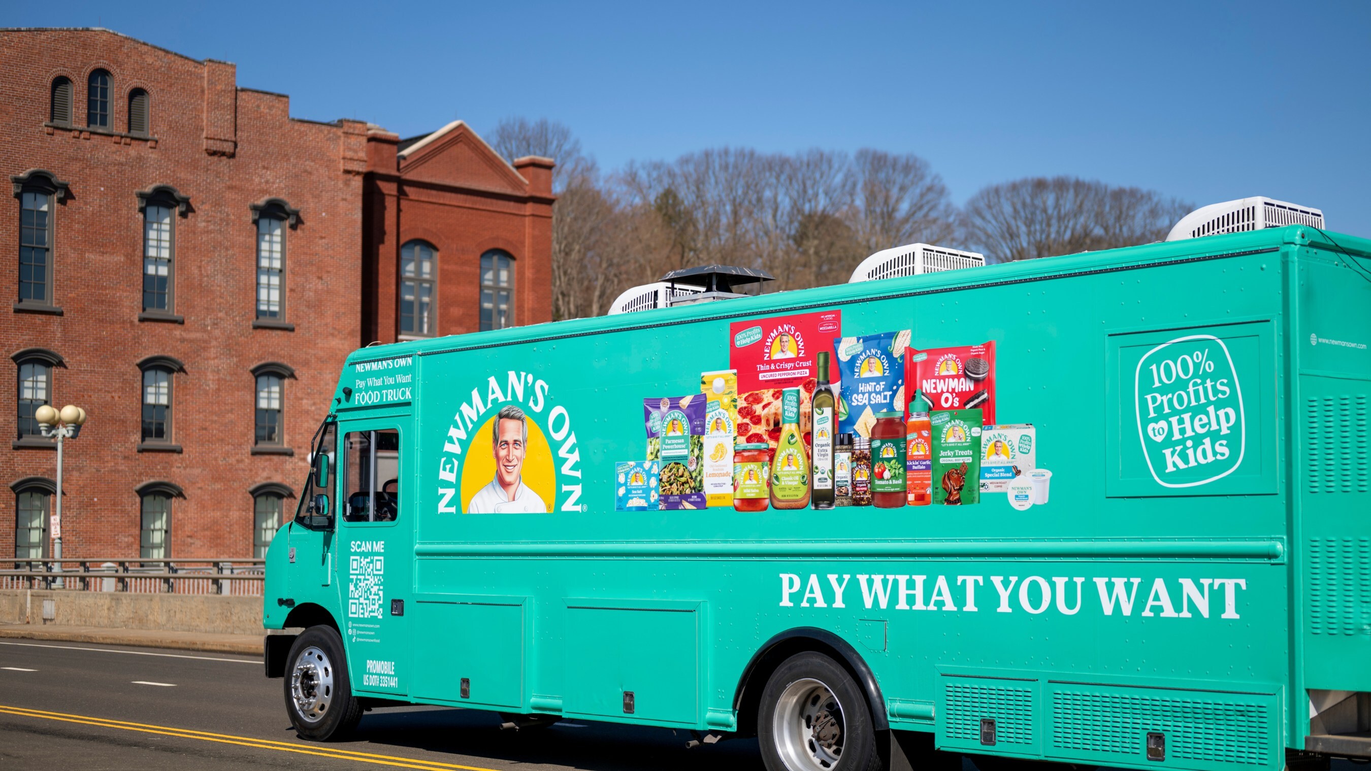 Newmans Own Pay What You Want Food Truck
