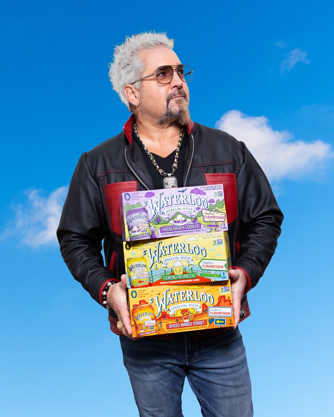 Waterloo Sparkling Water x Guy Fieri Epic Flavor Can Cruiser