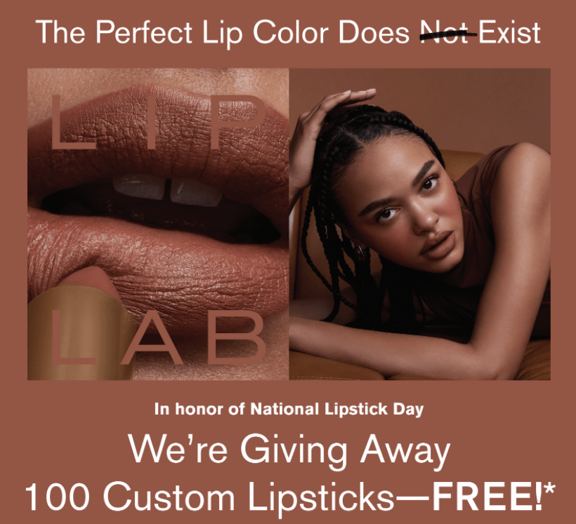 Lip Lab: National Lipstick Day Custom Lipstick Giveaway