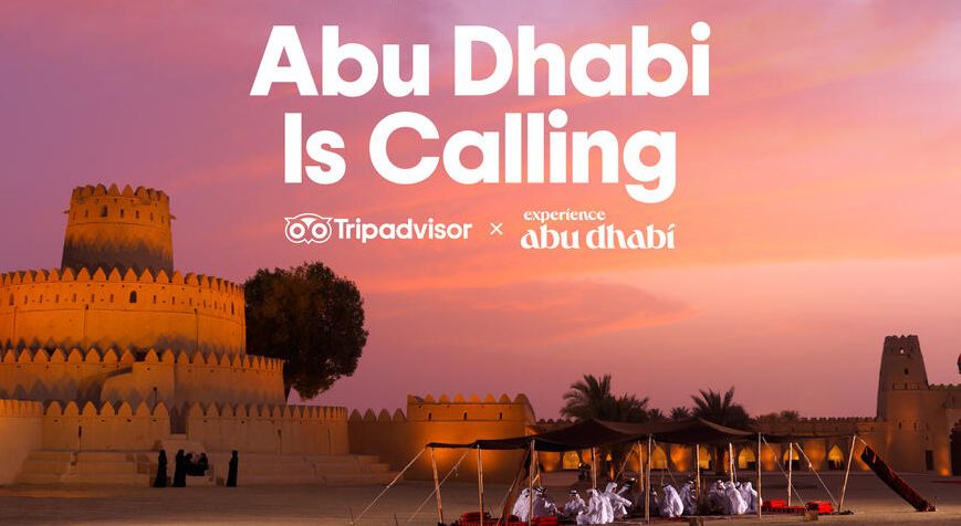 Tripadvisor and Experience Abu Dhabi 'Abu Dhabi is Calling' Pop-up