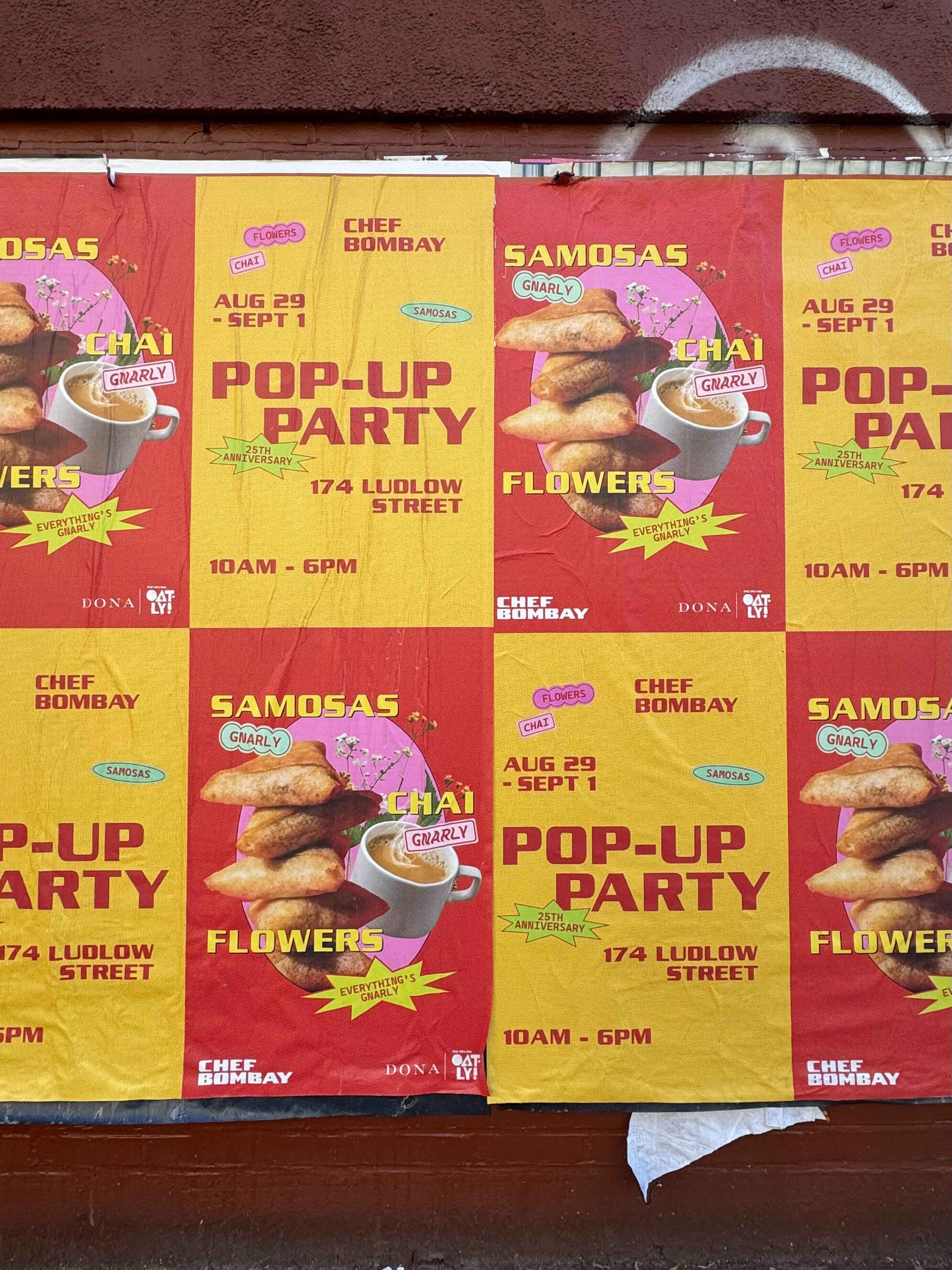 Chef Bombay Pop-up Party