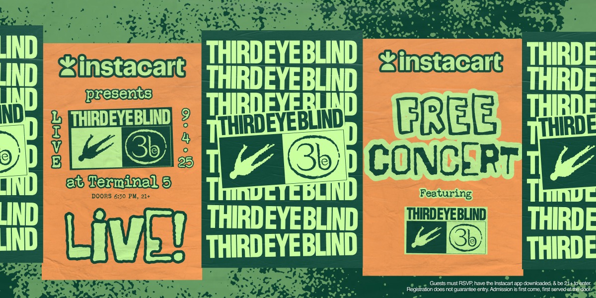 Instacart Third Eye Blind Concert