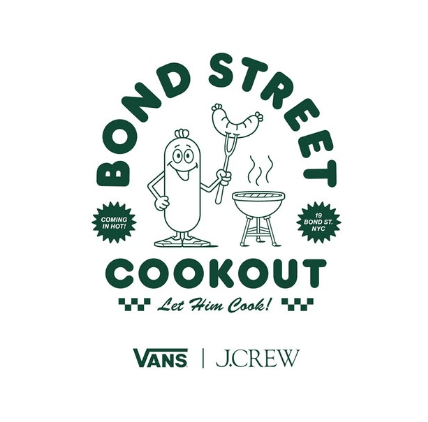 J.Crew x Vans Bond Street Cookout J.Crew x Vans Bond Street Cookout