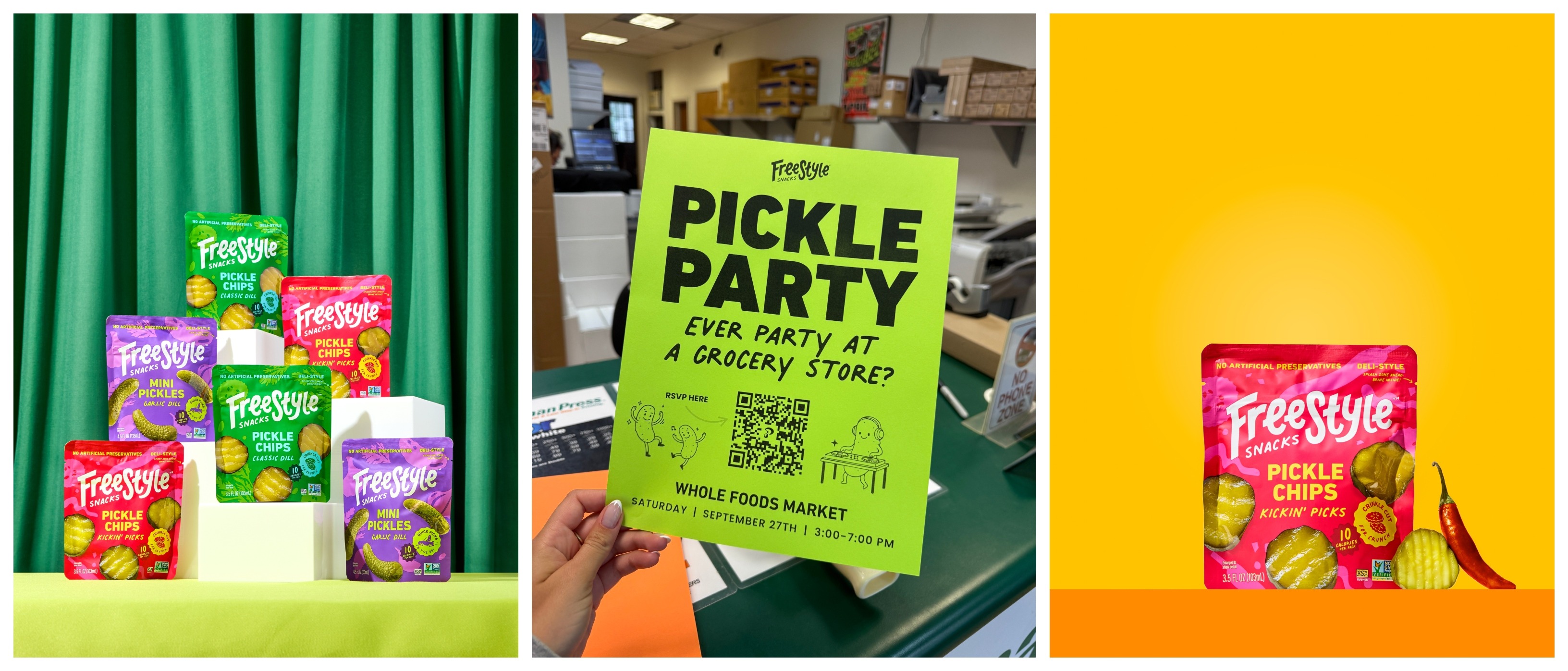 Freestyle Snacks Pickle Party