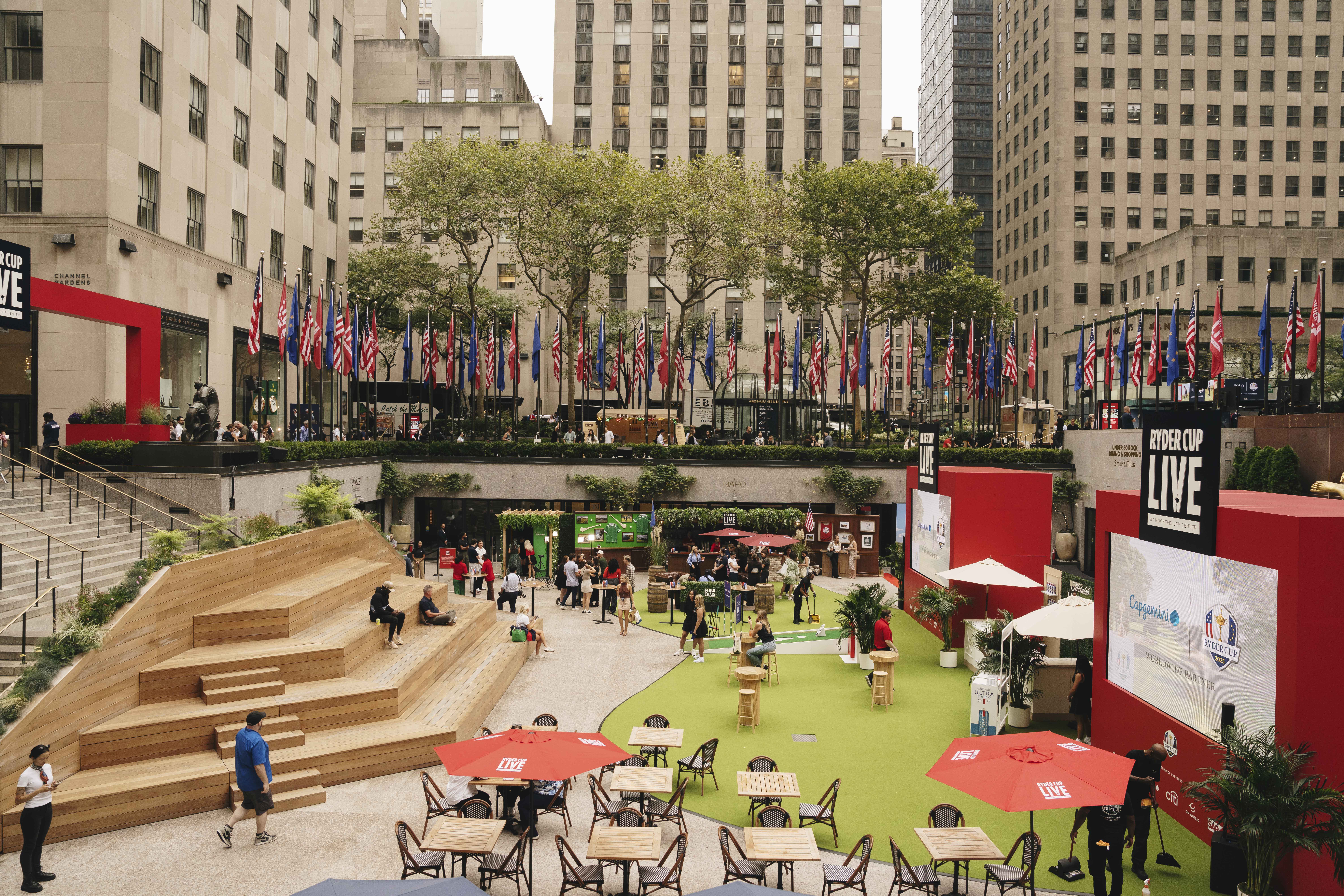 Ryder Cup Live at Rockefeller Center