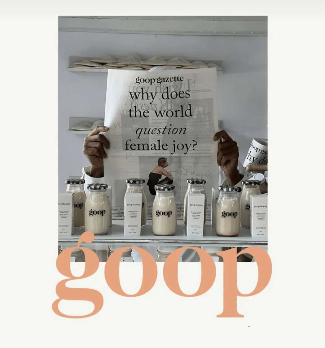 goop Beauty Pop-up Truck