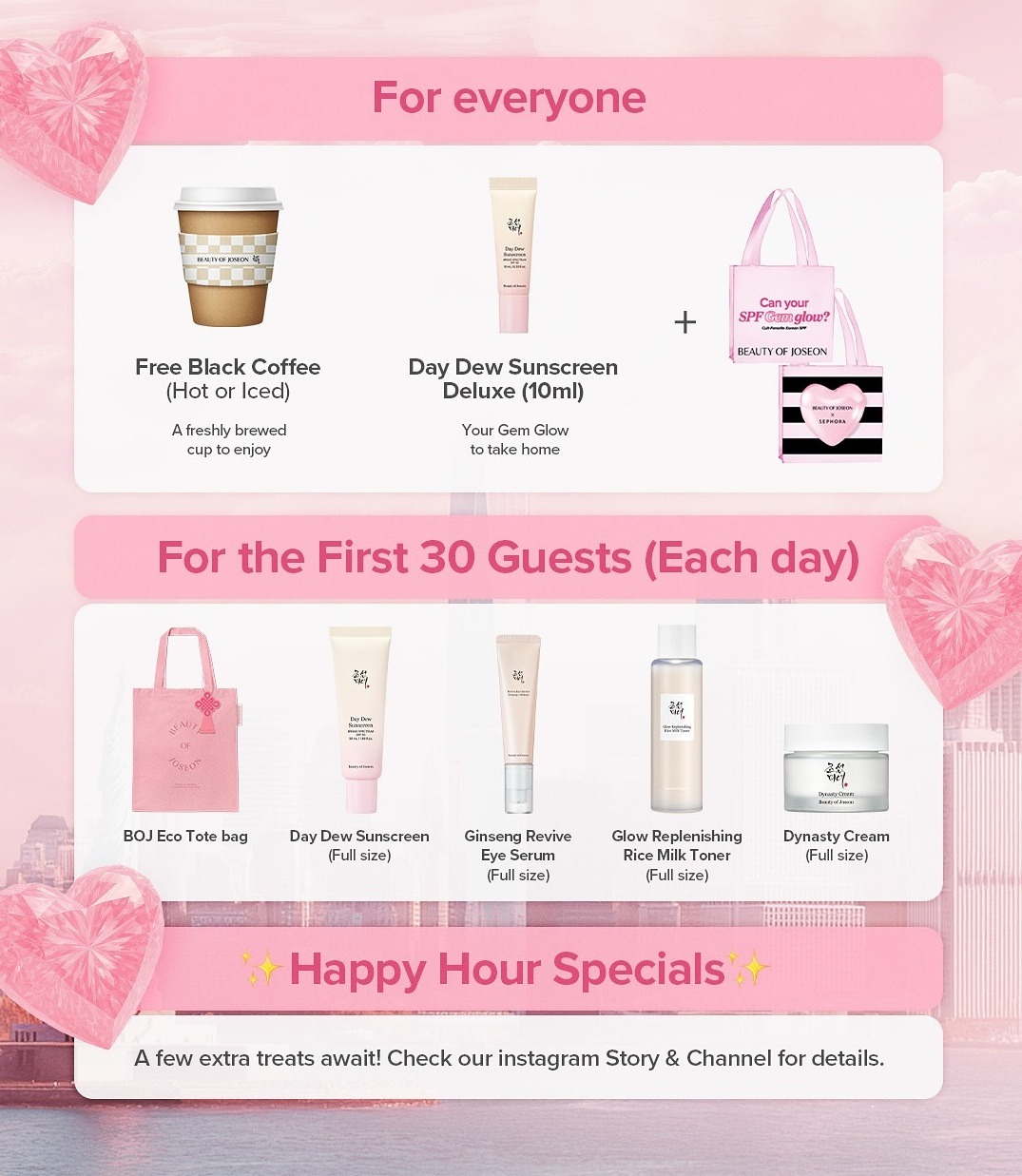 Beauty of Joseon Gem Glow Pop-up Truck