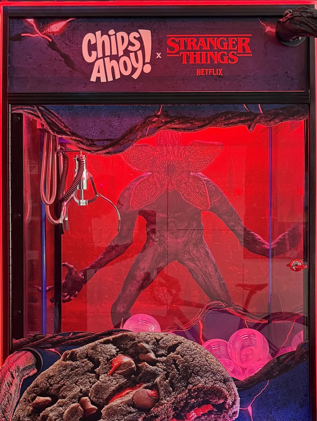 CHIPS AHOY! x Stranger Things Upside Down Claw Machine