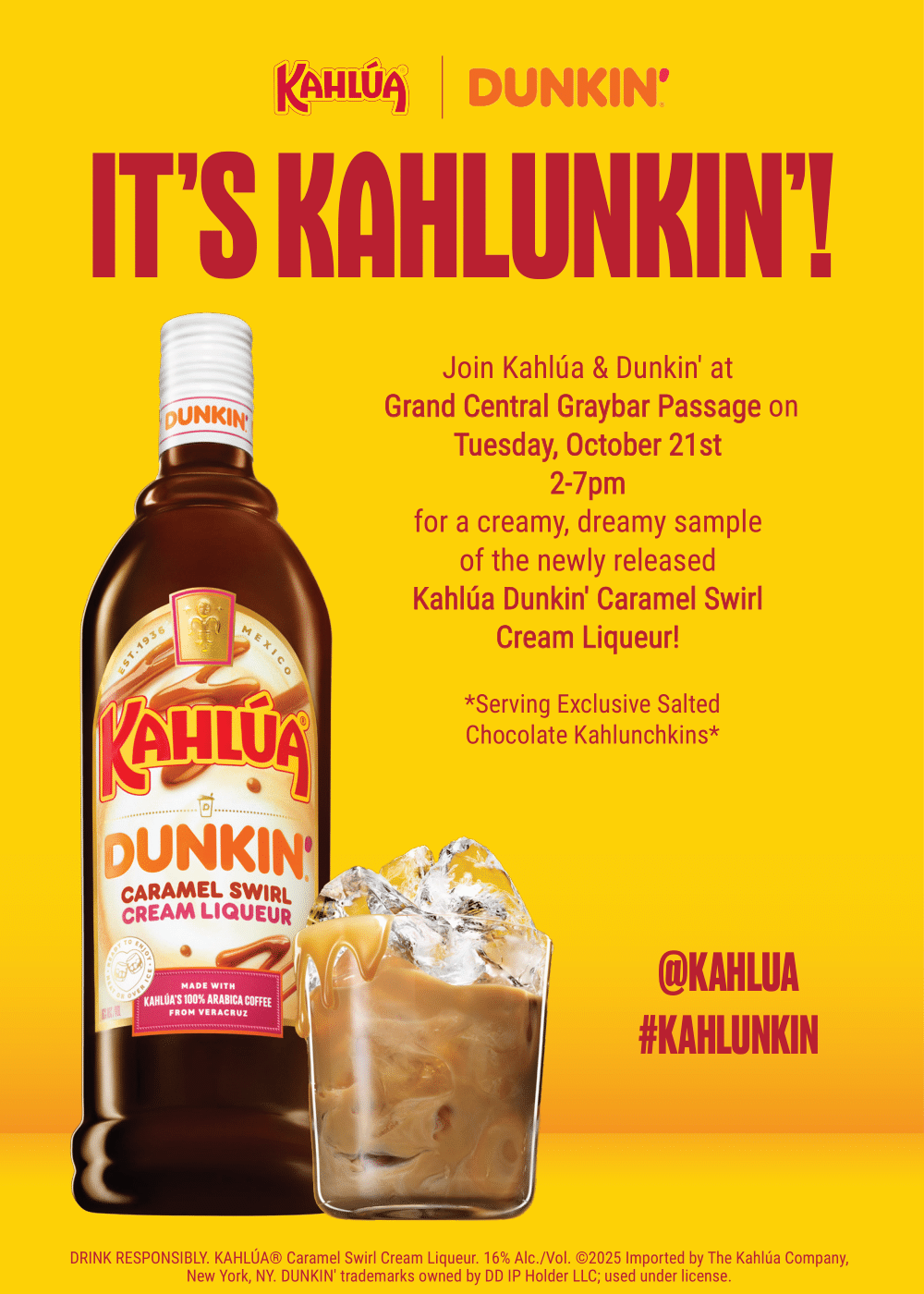Kahlúa x Dunkin' 'It's Kahlunkin' Pop-up