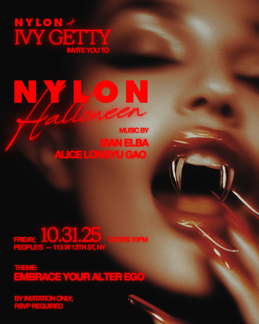 NYLON x Ivy Getty NYLON Halloween