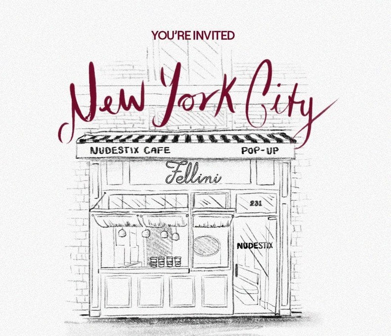 Nudestix Pop-up Cafe