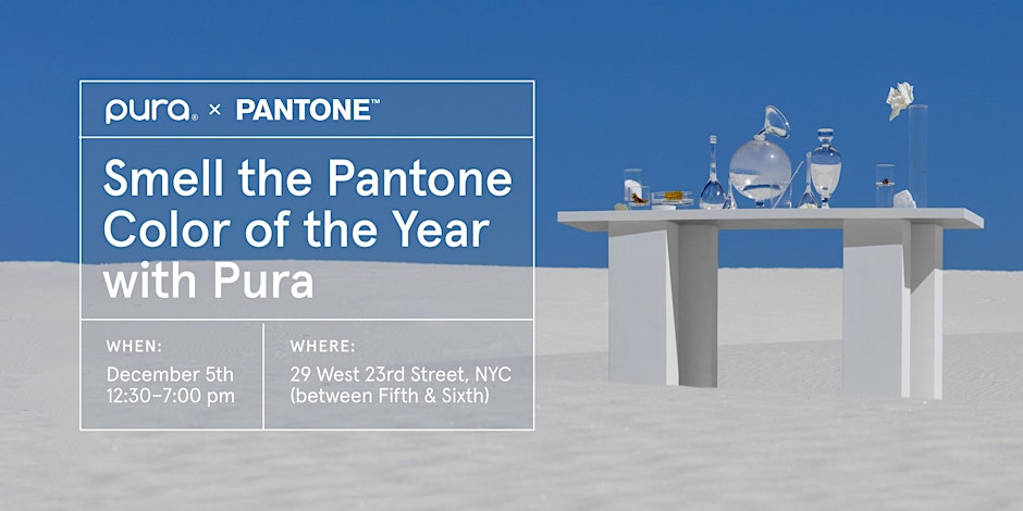 Pura x Pantone: Color of The Year Scent Experience