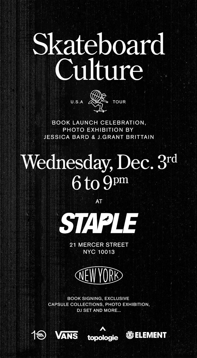 Skateboard Culture US Tour Book Launch