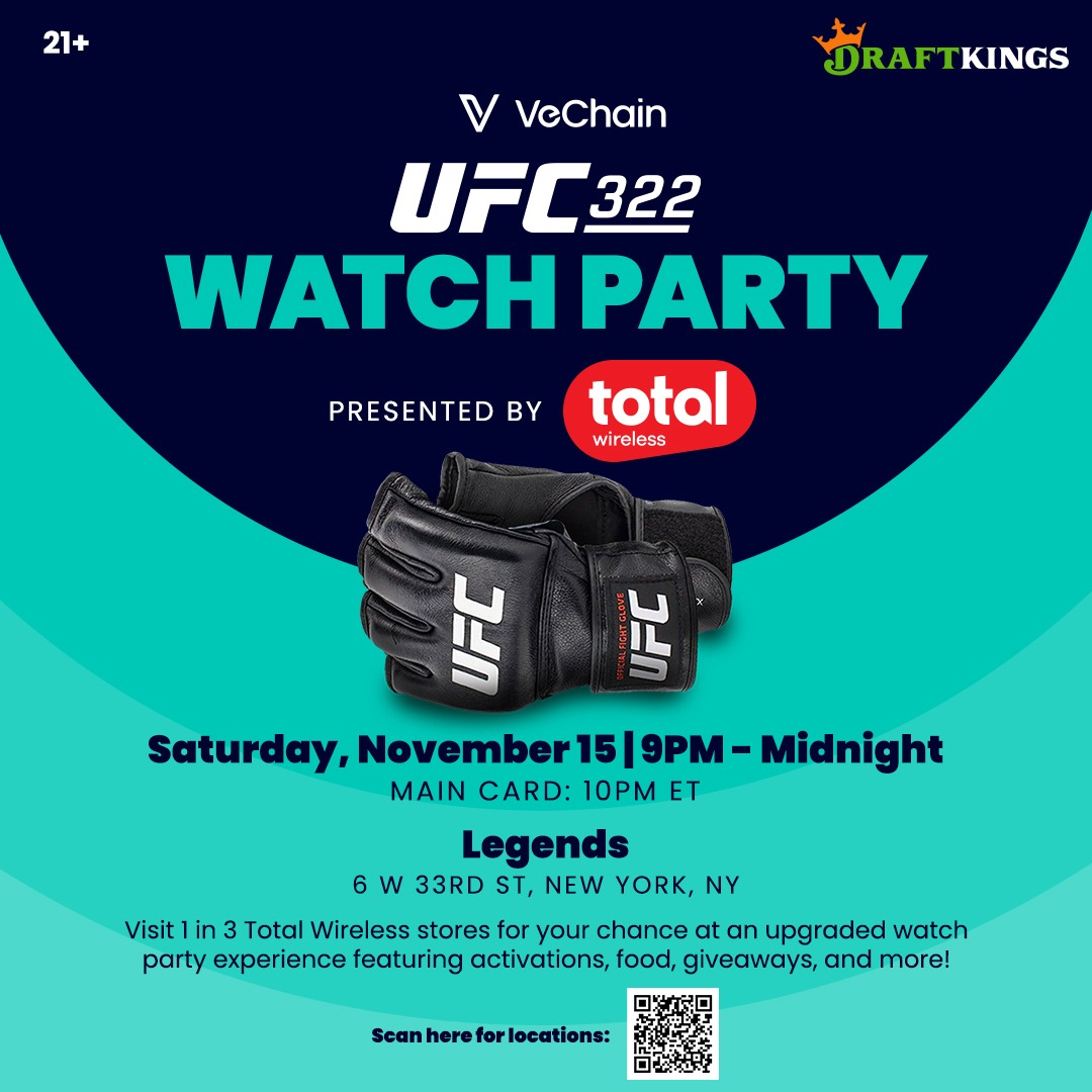 Total Wireless x DraftKings UFC 322 Watch Party
