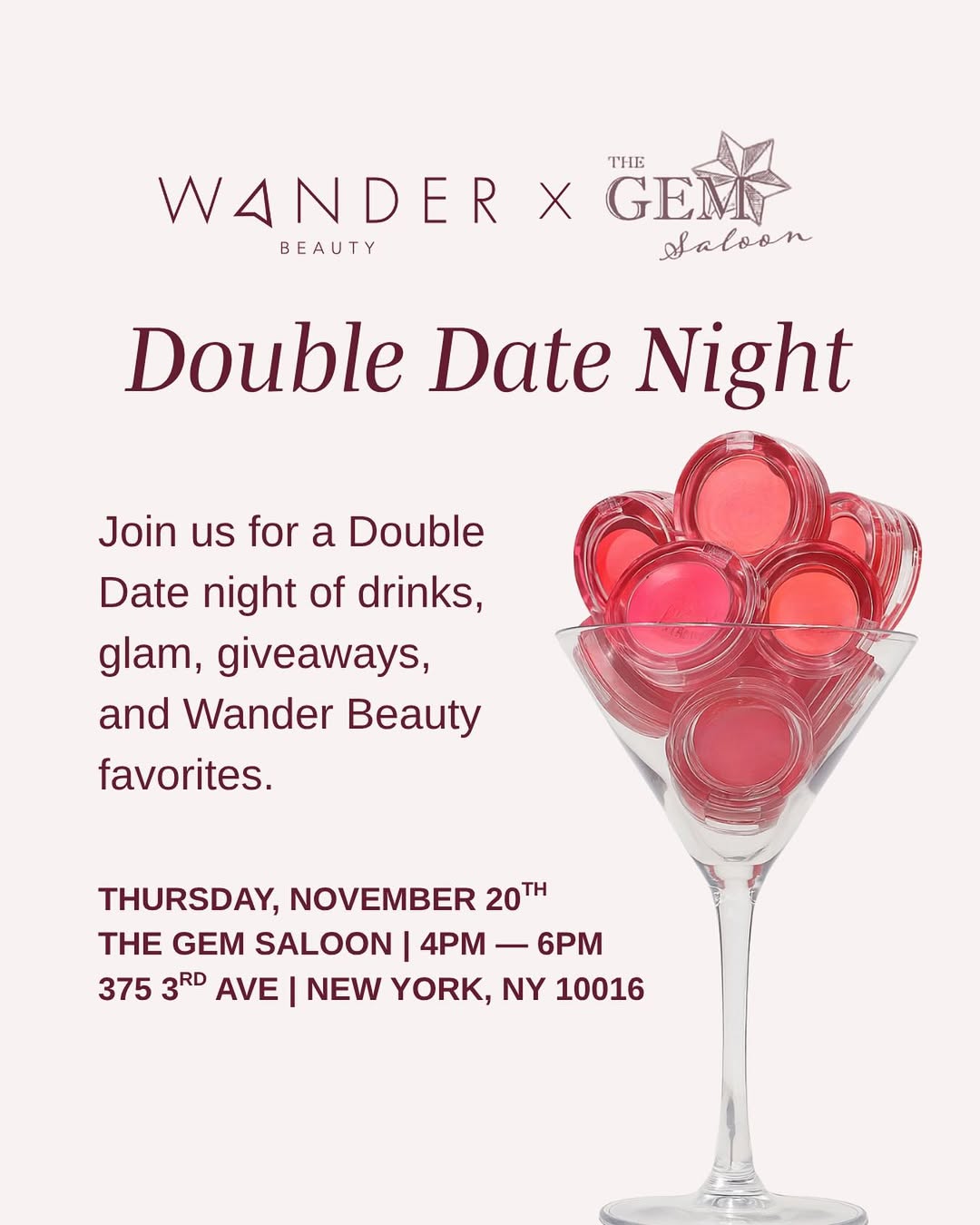 Wander Beauty Double Date Night