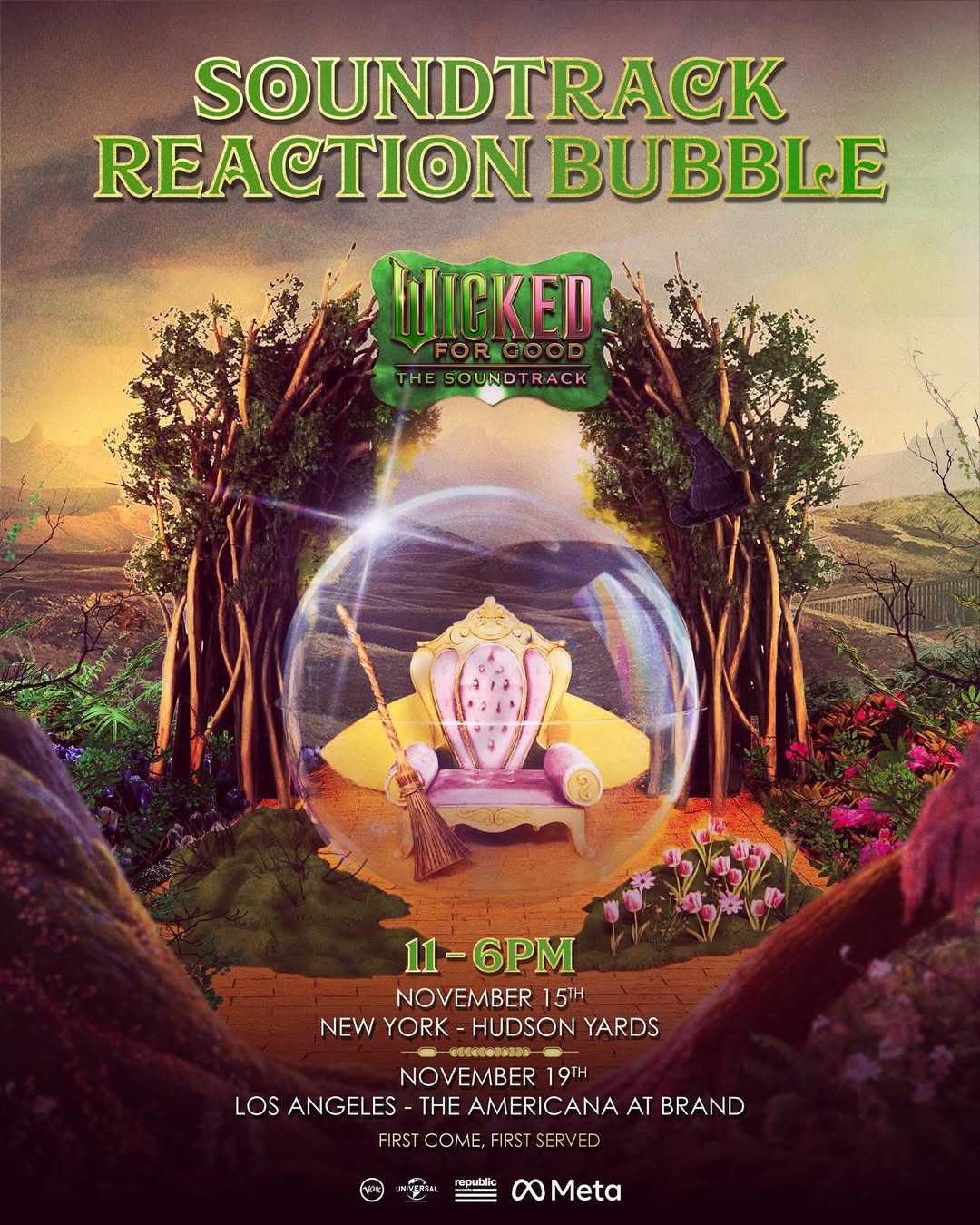 Wicked For Good Soundtrack Reaction Bubble