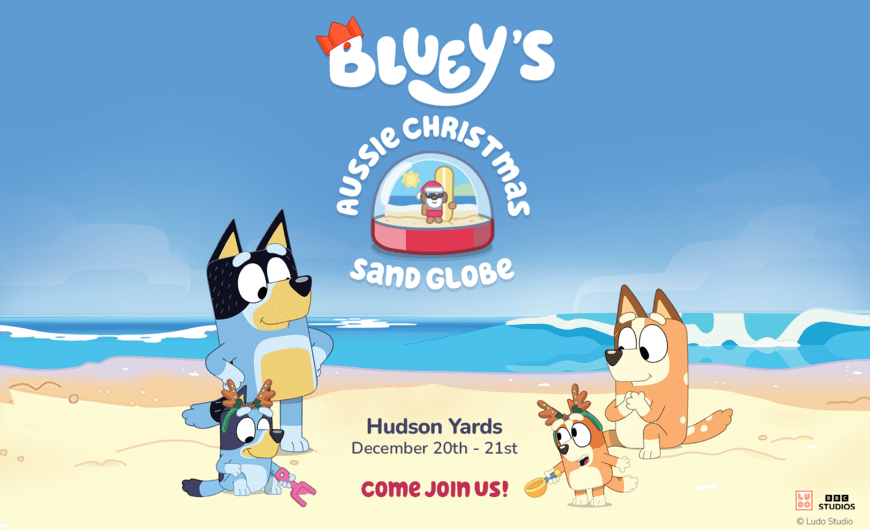 Bluey Aussie Christmas Sand Globe