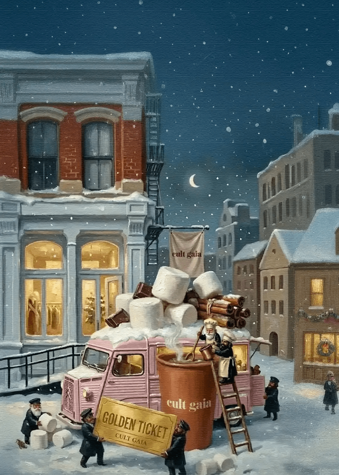 Cult Gaia Hot Chocolate Pop-up Truck