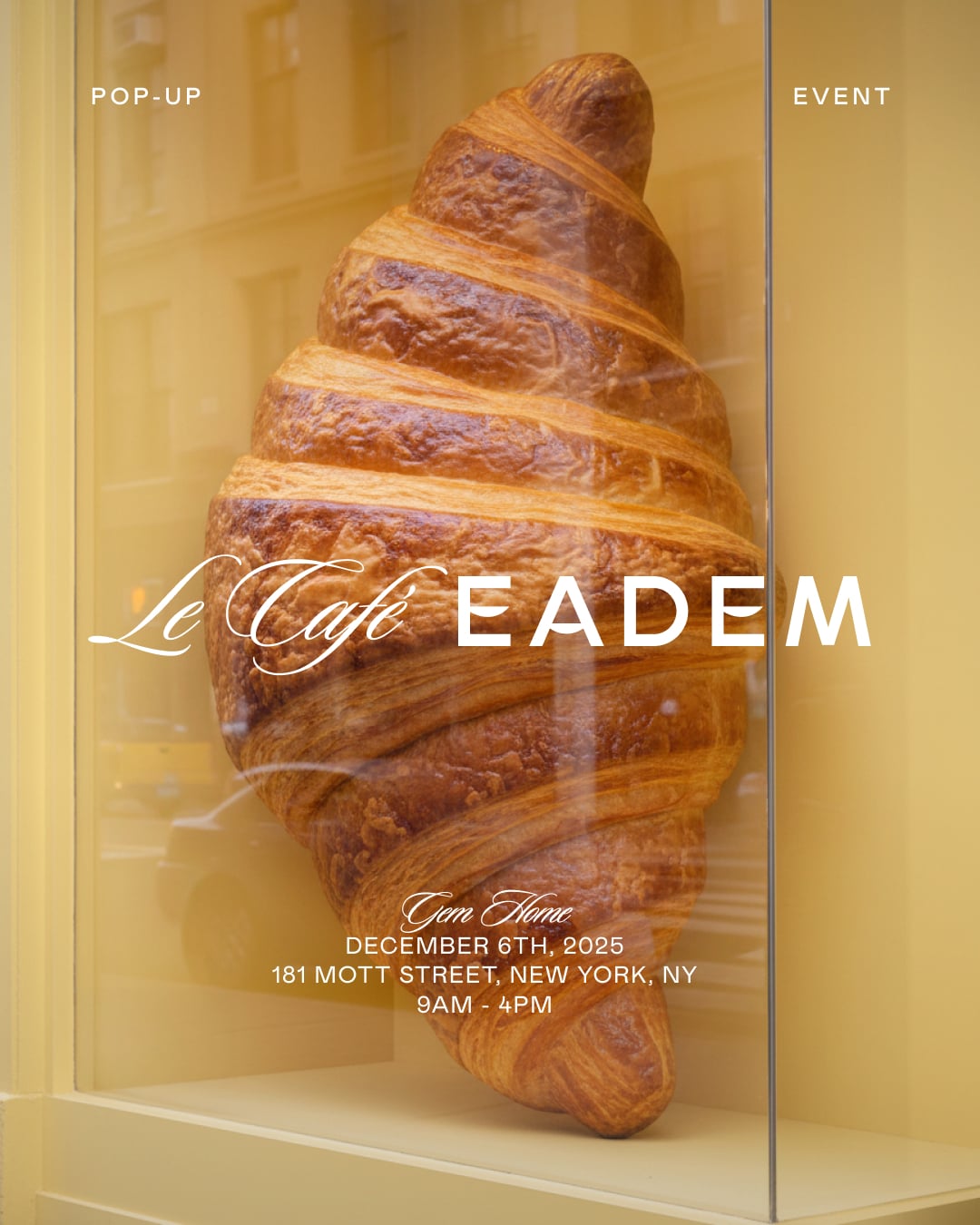 Le Café Eadem Pop-up