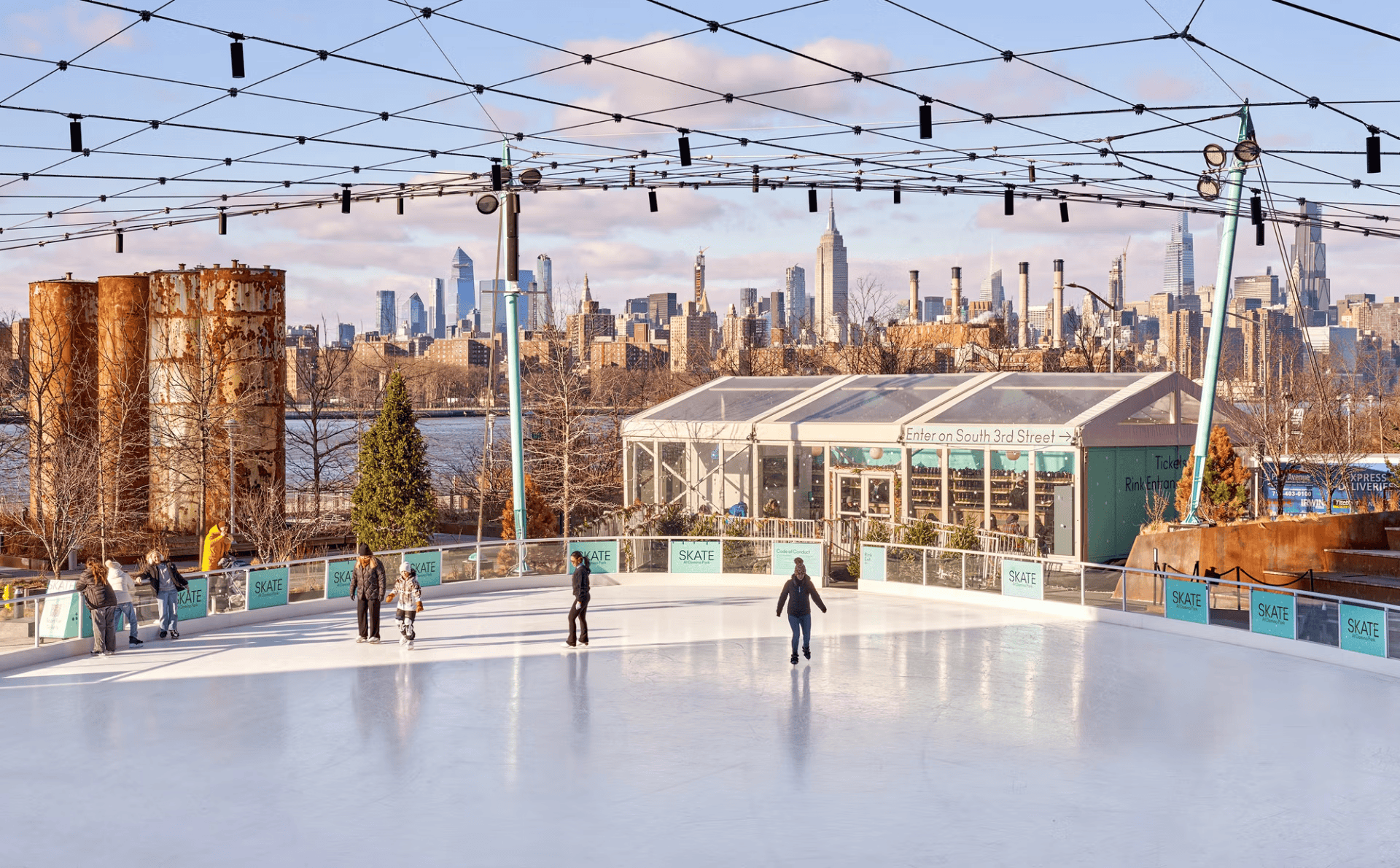 Skate at Domino Park