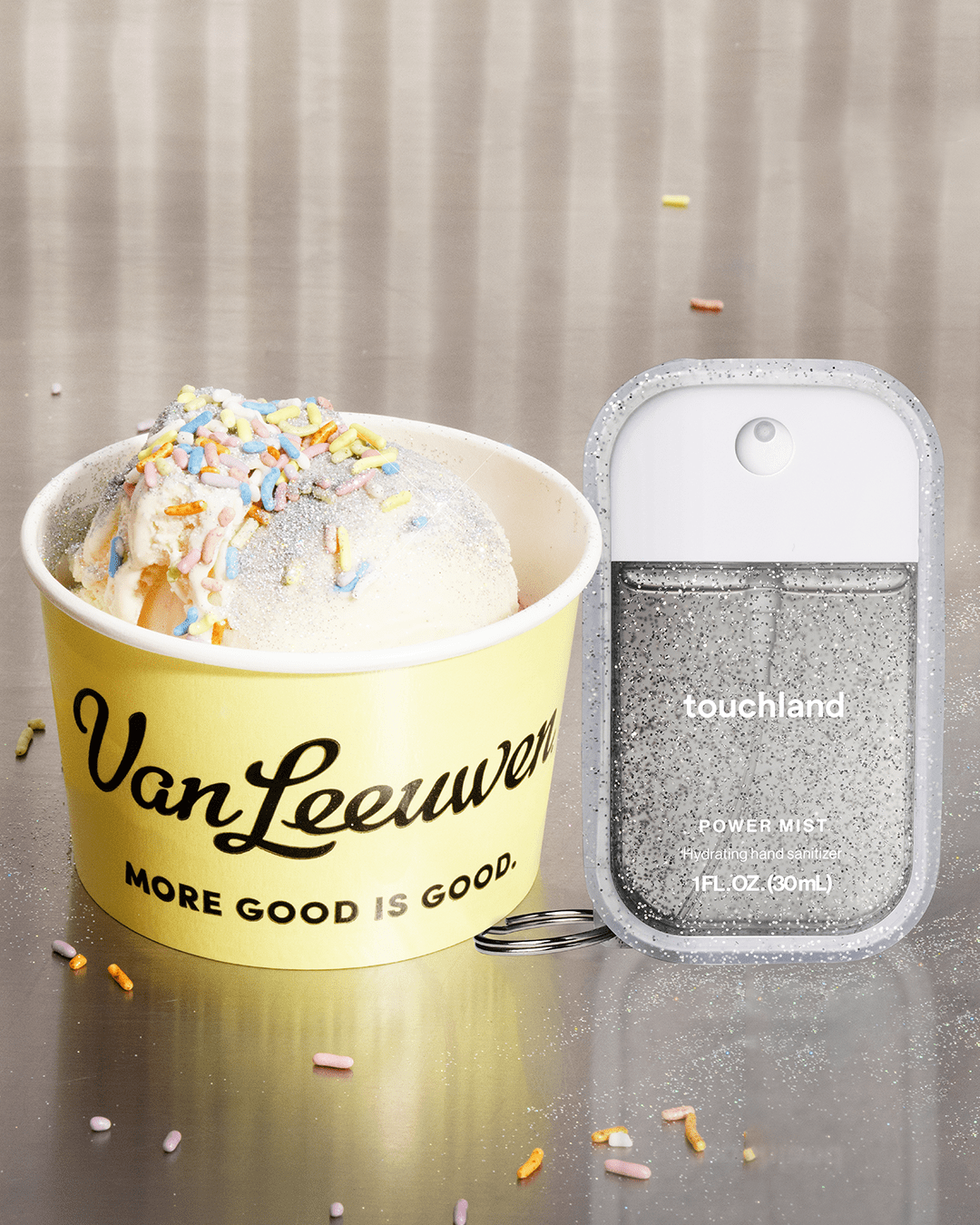 Van Leeuwen x Touchland Confetti Cake Launch