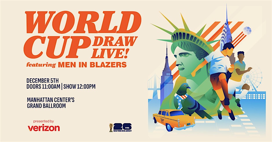 World Cup Draw Live Featuring Men in Blazers