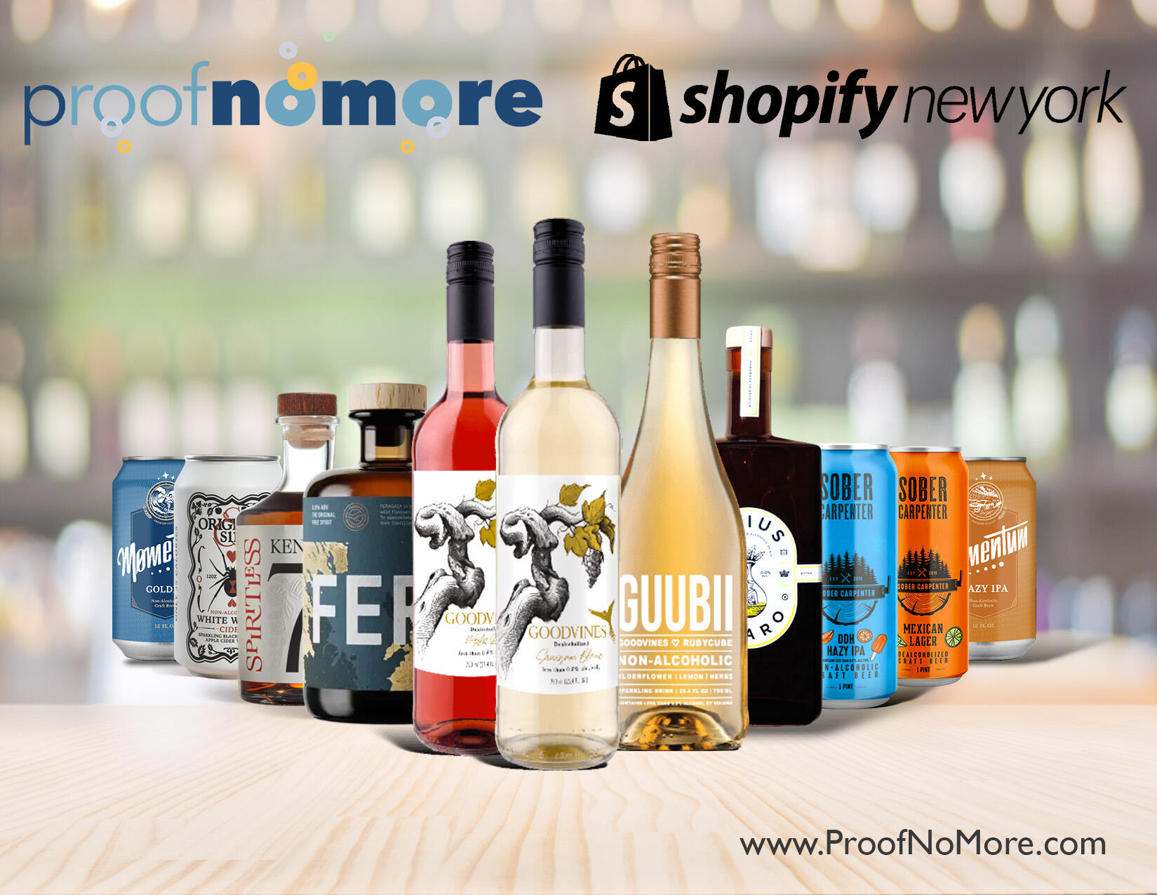 Proof No More Non-Alcoholic Tasting